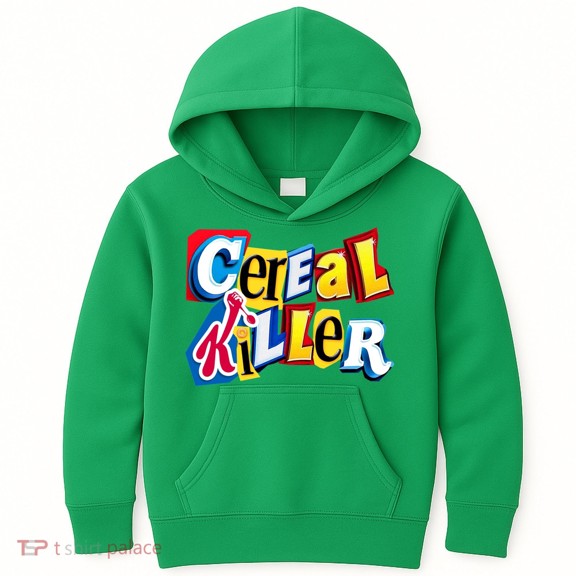 Cereal Killer Ransom Note Premium Kids Hoodie