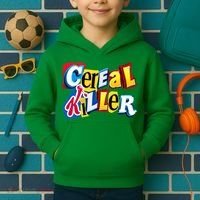Cereal Killer Ransom Note Premium Kids Hoodie thumb 2