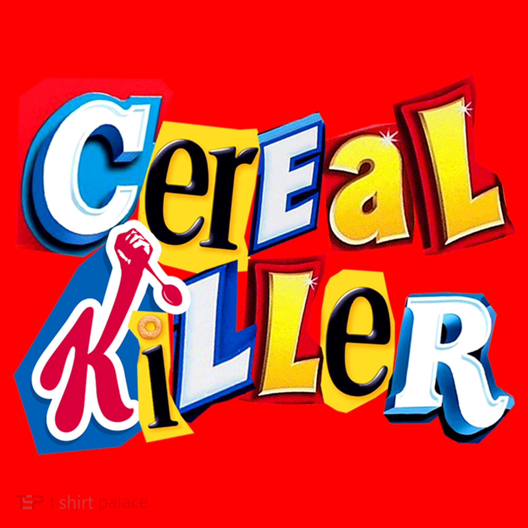Cereal Killer Ransom Note Premium Santa Hat