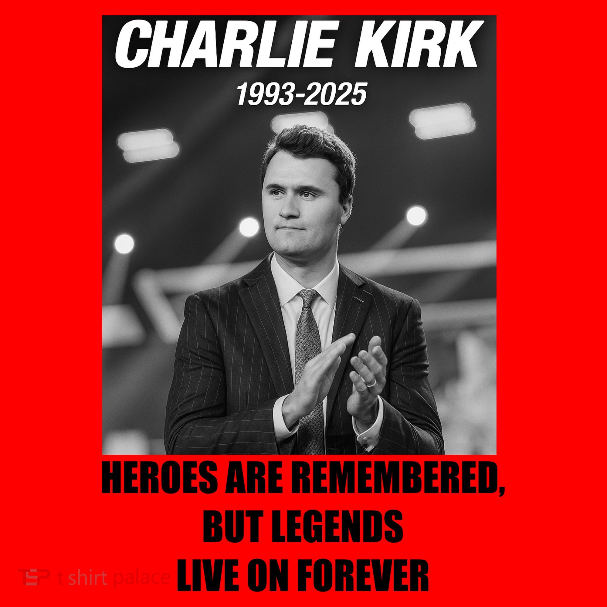 Charlie Kirk Rest In Peace RIP Tribute Memorial MAGA Santa Hat