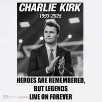 Charlie Kirk Rest In Peace RIP Tribute Memorial MAGA Long Sleeve Shirt thumb 2