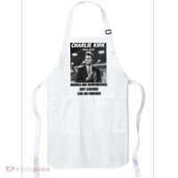 Charlie Kirk Rest In Peace RIP Tribute Memorial MAGA Apron thumb 0