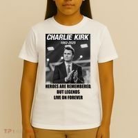 Charlie Kirk Rest In Peace RIP Tribute Memorial MAGA T-Shirt thumb 4