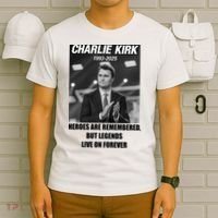 Charlie Kirk Rest In Peace RIP Tribute Memorial MAGA T-Shirt thumb 6
