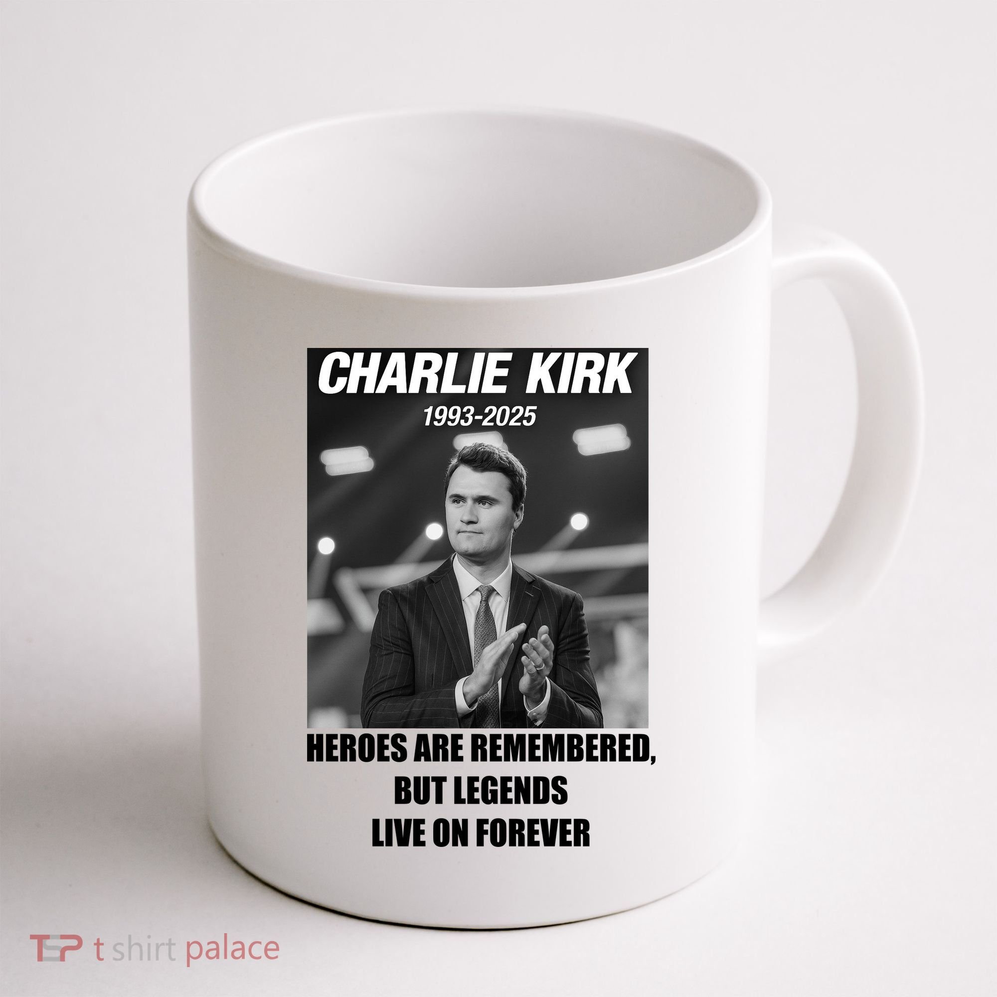 Charlie Kirk Rest In Peace RIP Tribute Memorial MAGA Coffee Mug