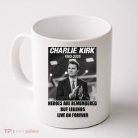 Charlie Kirk Rest In Peace RIP Tribute Memorial MAGA Coffee Mug thumb 0