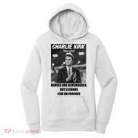 Charlie Kirk Rest In Peace RIP Tribute Memorial MAGA Women's Hoodie thumb 0
