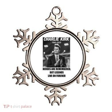 Charlie Kirk Rest In Peace RIP Tribute Memorial MAGA Ornament