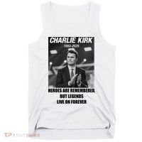 Charlie Kirk Rest In Peace RIP Tribute Memorial MAGA Tank Top thumb 0