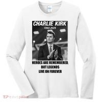 Charlie Kirk Rest In Peace RIP Tribute Memorial MAGA Women's Long Sleeve Shirt thumb 0