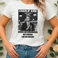 Charlie Kirk Rest In Peace RIP Tribute Memorial MAGA Women's T-Shirt thumb 2