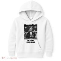 Charlie Kirk Rest In Peace RIP Tribute Memorial MAGA Kids Hoodie thumb 0
