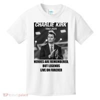 Charlie Kirk Rest In Peace RIP Tribute Memorial MAGA Kids T-Shirt thumb 0