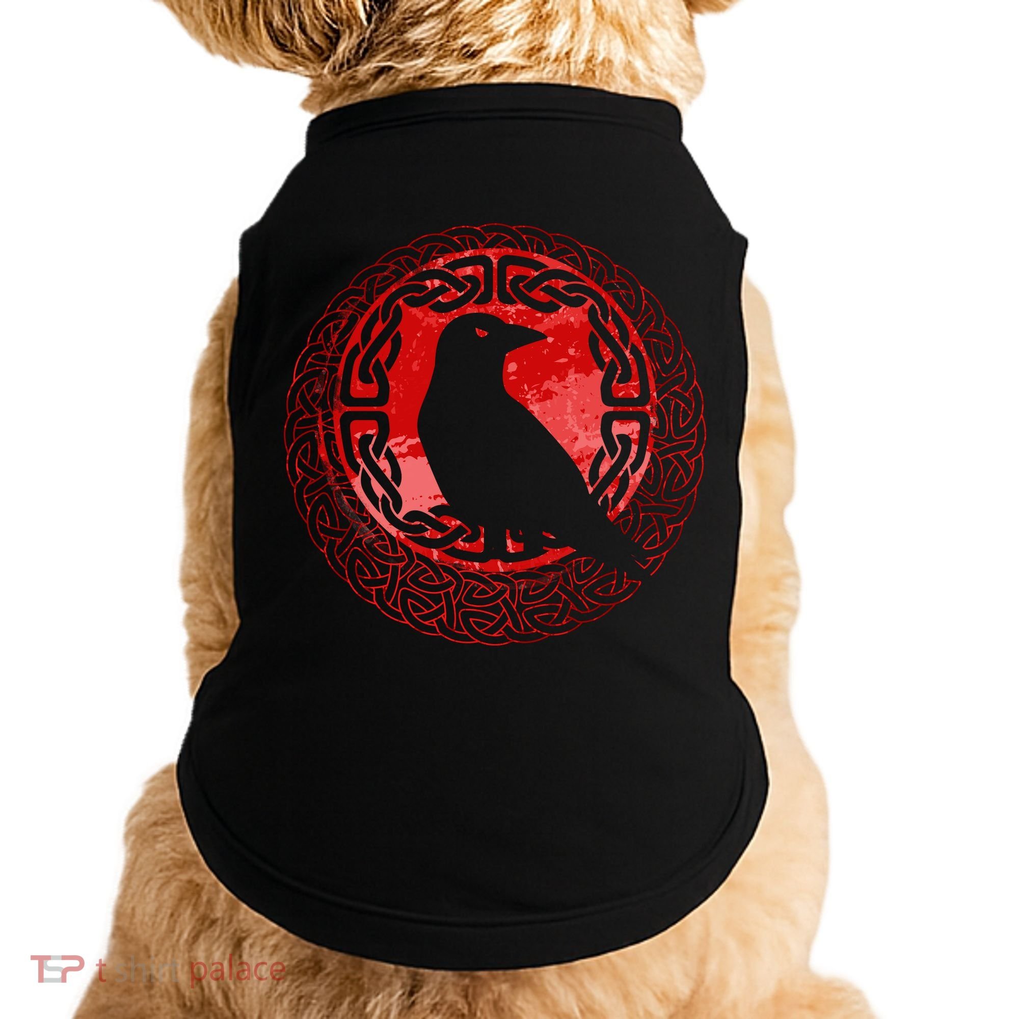 Celtic Knot Raven Crow Doggie Tank