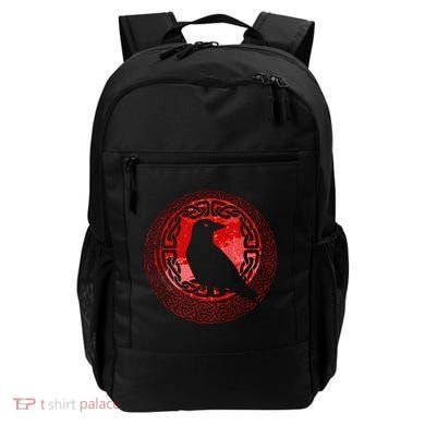 Celtic Knot Raven Crow Backpack