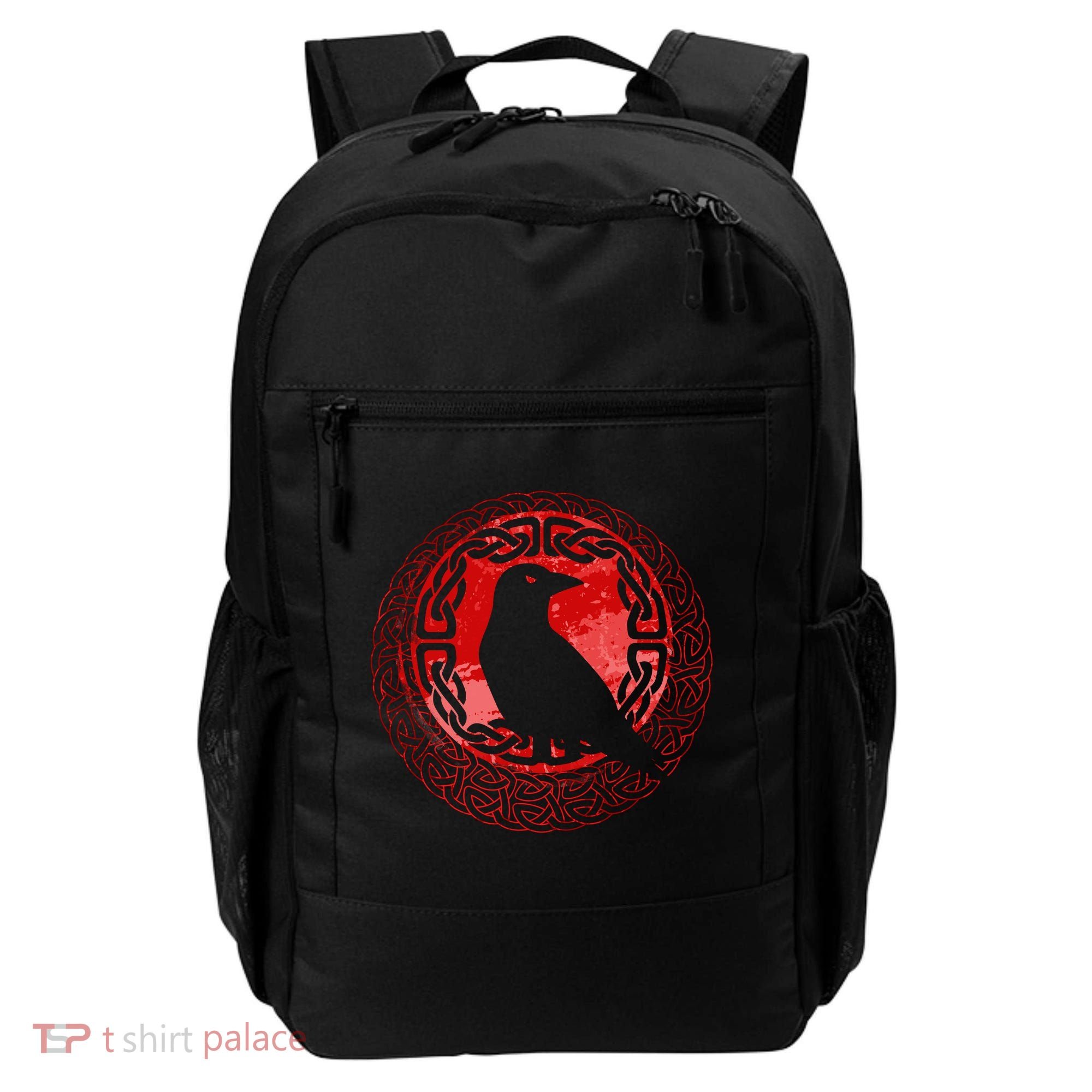 Celtic Knot Raven Crow Backpack