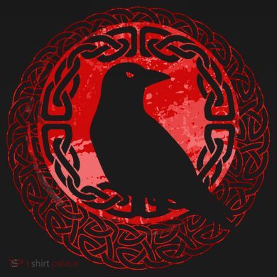 Celtic Knot Raven Crow Sustainable Bucket Hat