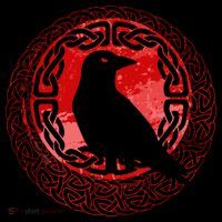 Celtic Knot Raven Crow Sustainable Bucket Hat thumb 2