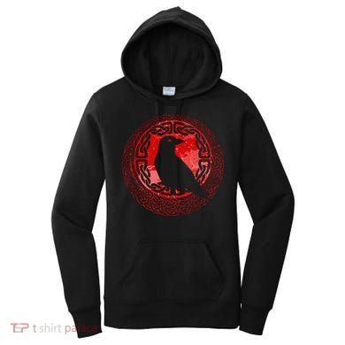 Celtic Knot Raven Crow Women's Hoodie