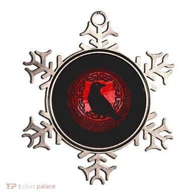 Celtic Knot Raven Crow Ornament