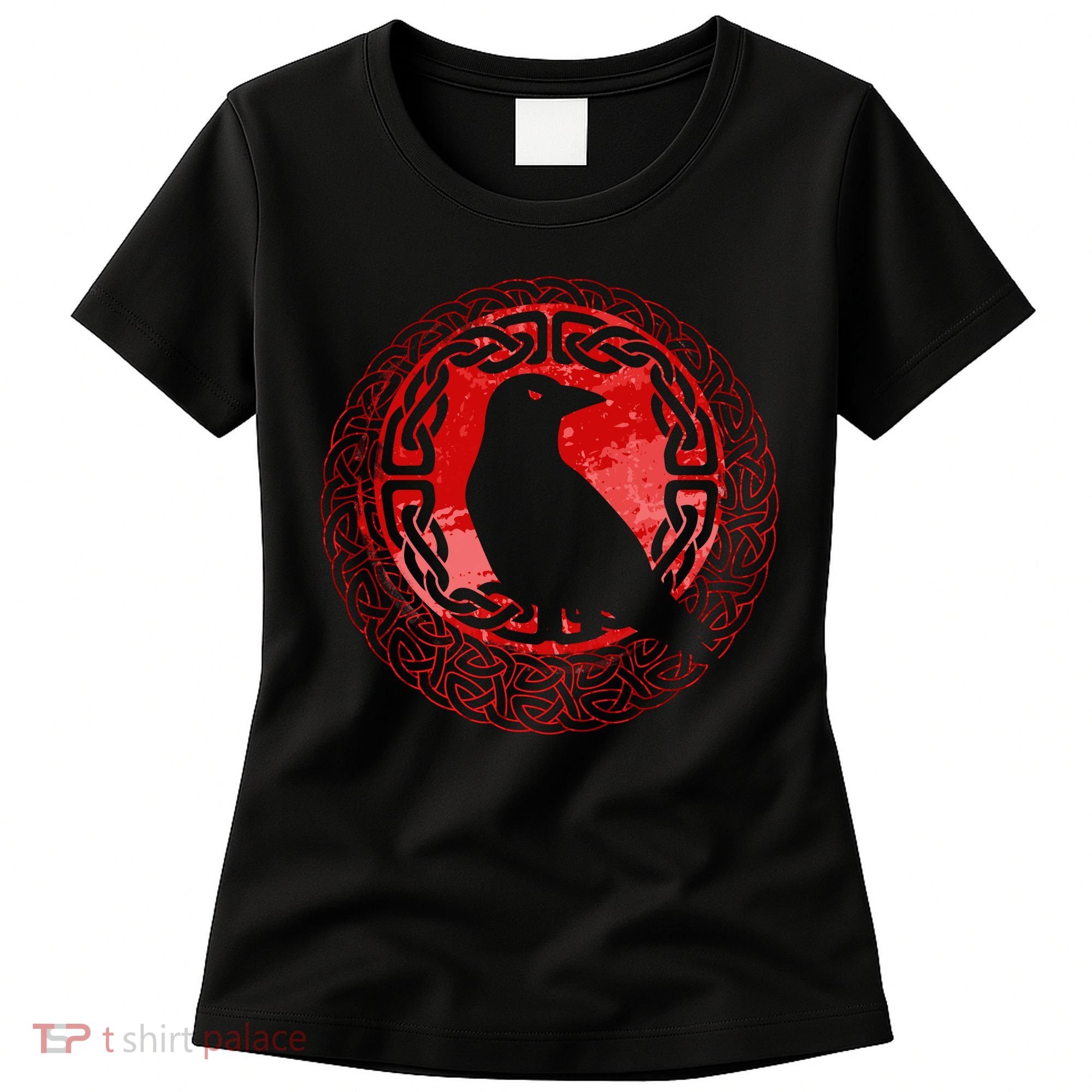 Celtic Knot Raven Crow Women's T-Shirt