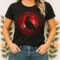 Celtic Knot Raven Crow Women's T-Shirt thumb 2