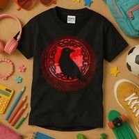 Celtic Knot Raven Crow Kids T-Shirt thumb 3