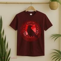 Celtic Knot Raven Crow T-Shirt thumb 2