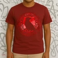 Celtic Knot Raven Crow T-Shirt thumb 3