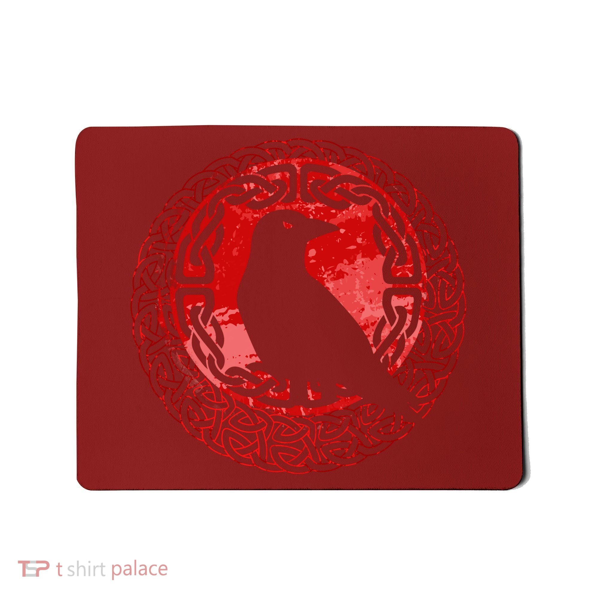 Celtic Knot Raven Crow Mousepad