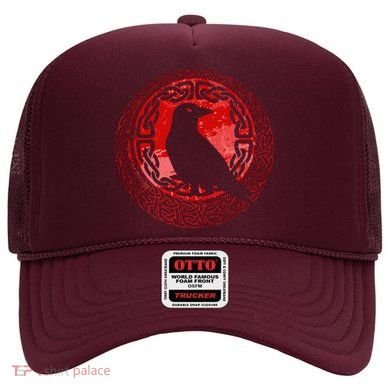 Celtic Knot Raven Crow Hat