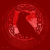 Celtic Knot Raven Crow Toddler T-Shirt thumb 2