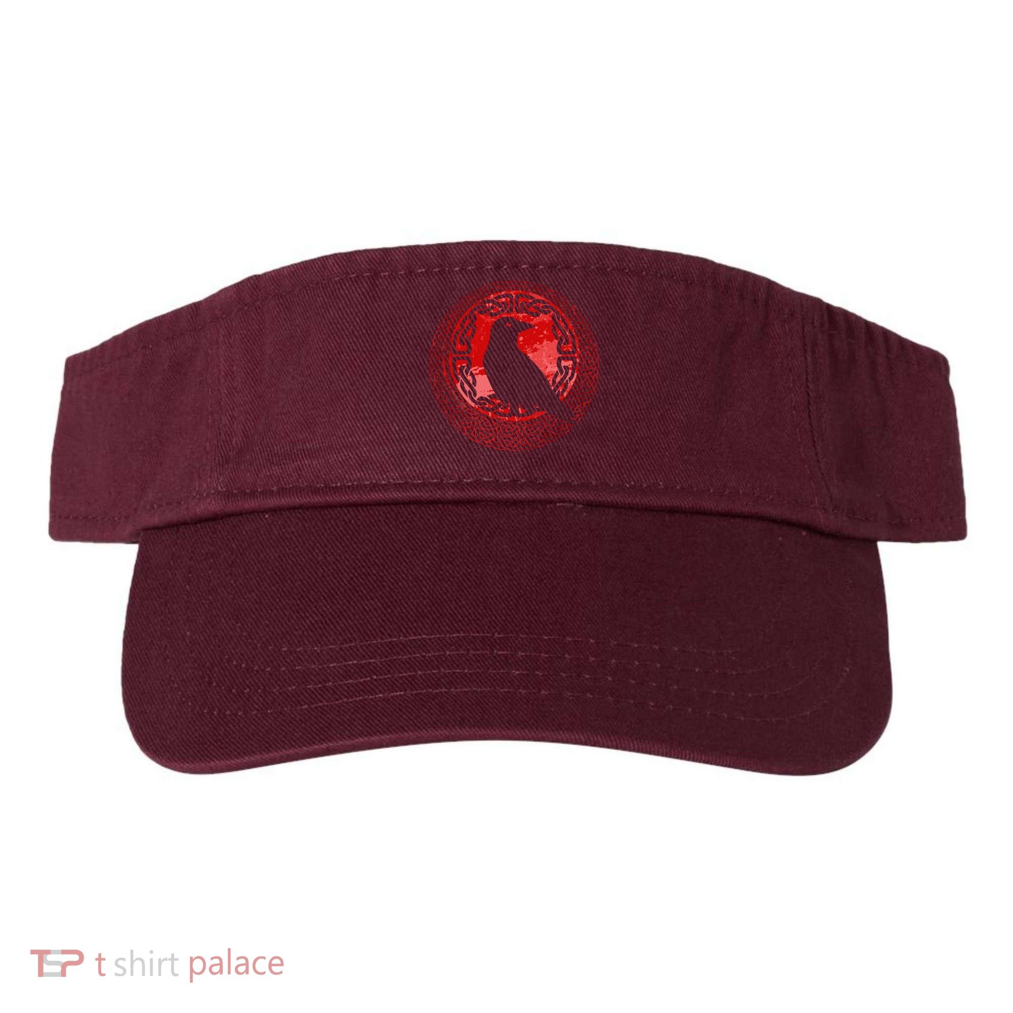 Celtic Knot Raven Crow Visor