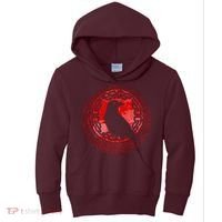 Celtic Knot Raven Crow Kids Hoodie thumb 0