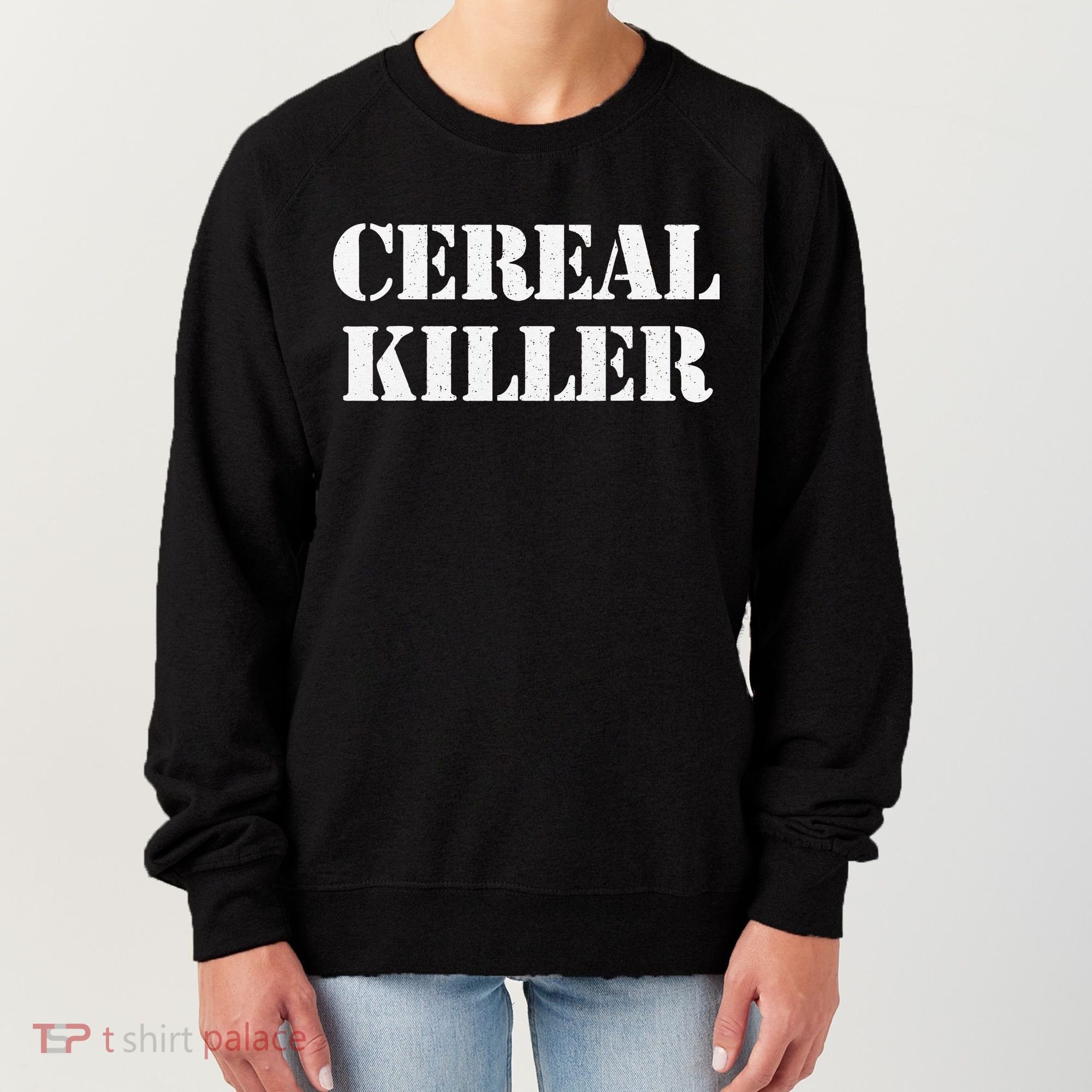 Cereal Killer Released Funny Halloween Women's Sweatshirt