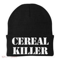 Cereal Killer Released Funny Halloween Beanie thumb 0