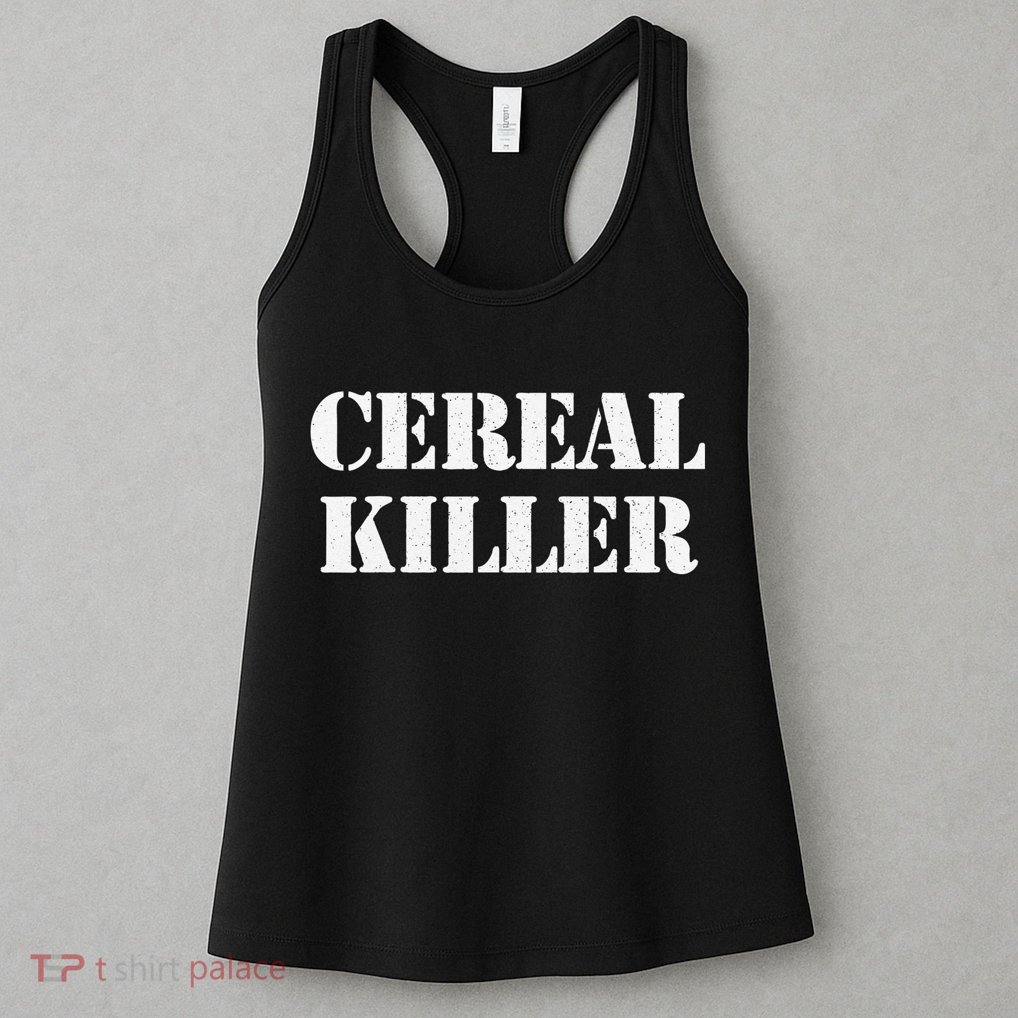 Cereal Killer Released Funny Halloween Women's Tank Top