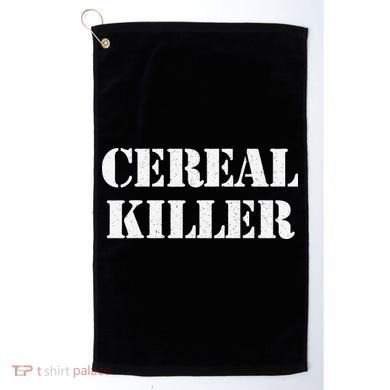 Cereal Killer Released Funny Halloween Golf Towel