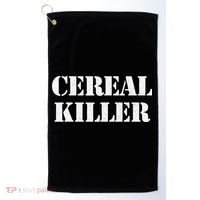Cereal Killer Released Funny Halloween Golf Towel thumb 0