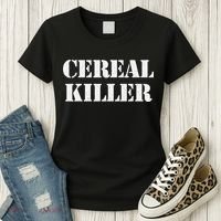 Cereal Killer Released Funny Halloween Women's T-Shirt thumb 3