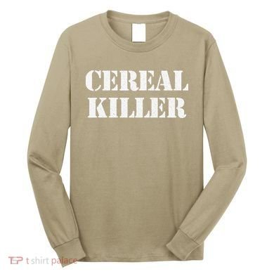 Cereal Killer Released Funny Halloween Long Sleeve Shirt