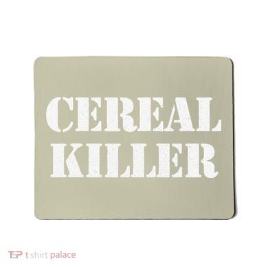 Cereal Killer Released Funny Halloween Mousepad