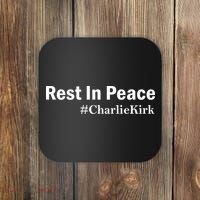 Charlie Kirk Rest In Peace Coaster thumb 0