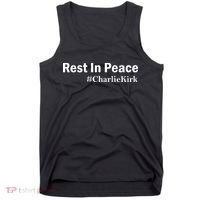Charlie Kirk Rest In Peace Tank Top thumb 0
