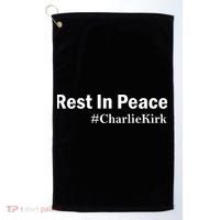 Charlie Kirk Rest In Peace Golf Towel thumb 0