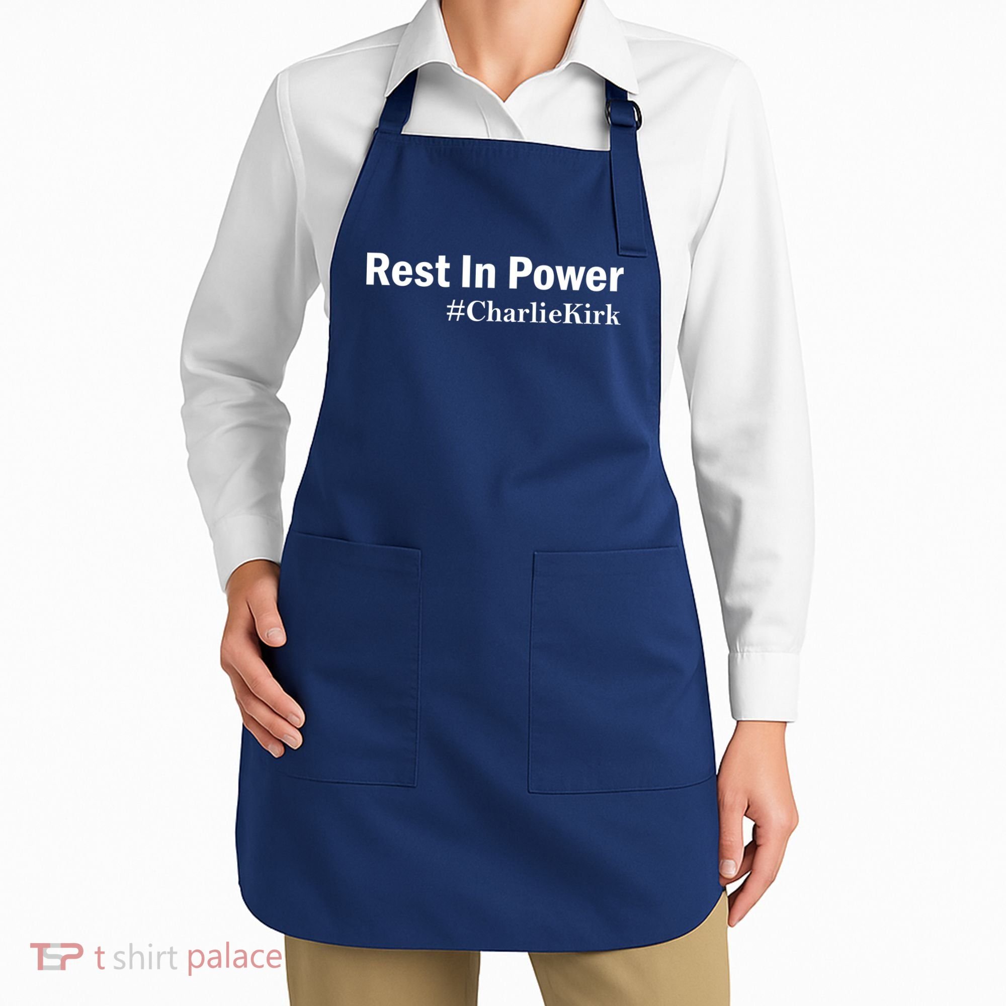 Charlie Kirk Rest In Power Apron