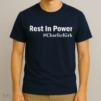 Charlie Kirk Rest In Power T-Shirt thumb 3
