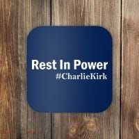Charlie Kirk Rest In Power Coaster thumb 0