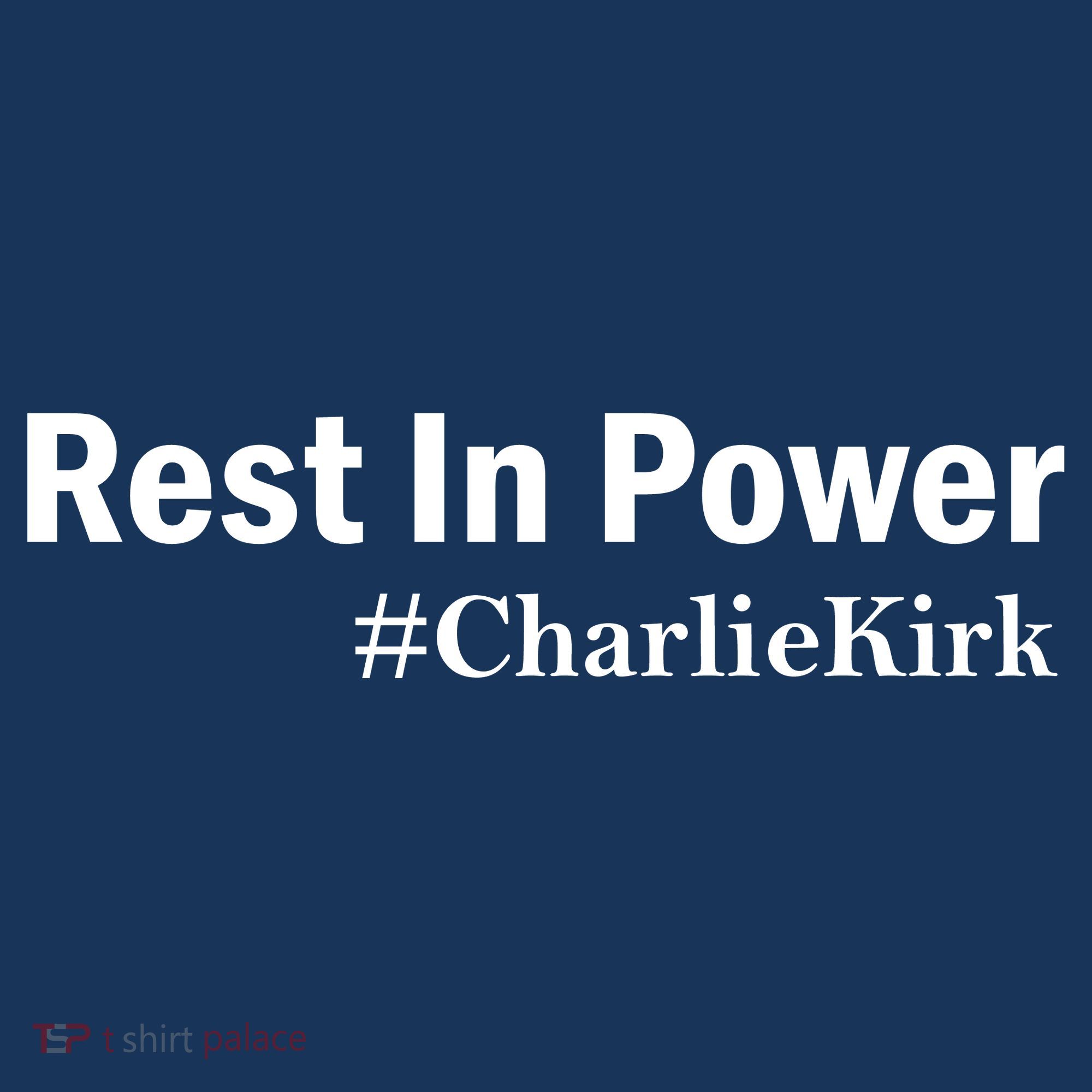 Charlie Kirk Rest In Power Coaster