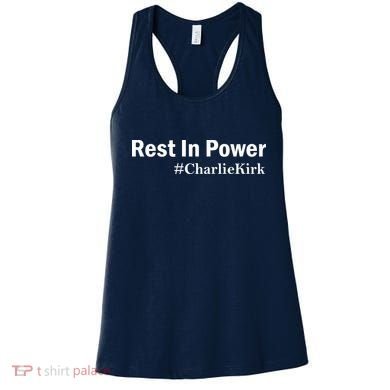 Charlie Kirk Rest In Power Women's Tank Top